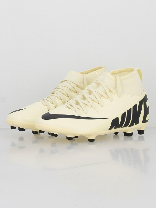 Chaussures de football superfly 9 fg/mg beige enfant - Nike