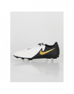 Chaussures de football phantom gx II fg/mg blanc noir - Nike