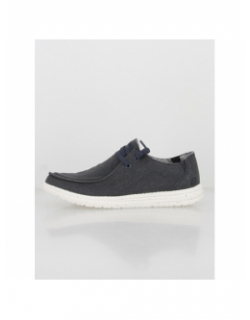 Mocassins en toile melson chad bleu marine homme - Skechers