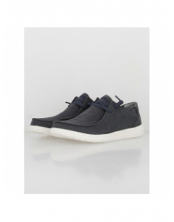 Mocassins en toile melson chad bleu marine homme - Skechers