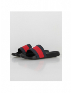 Claquettes flag pool noir blanc - Tommy Hilfiger