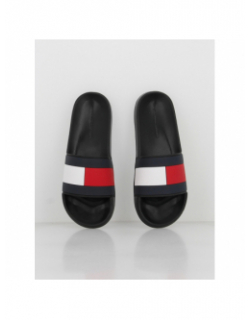 Claquettes flag pool noir blanc - Tommy Hilfiger