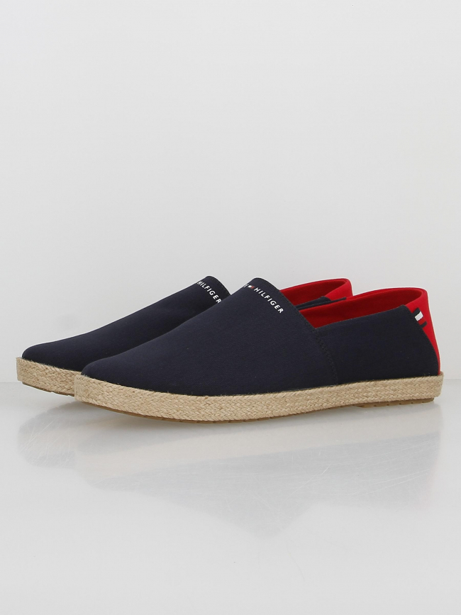 Espadrilles uni logo bleu marine homme - Tommy Hilfiger