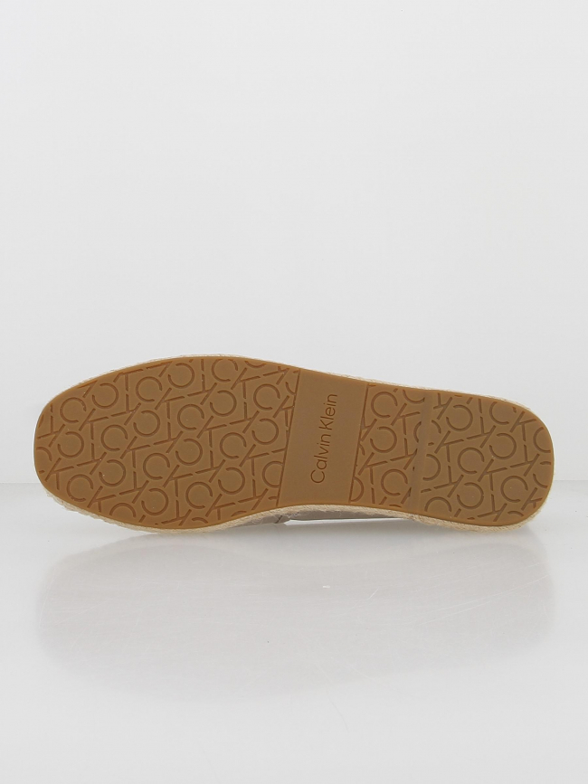 Espadrilles toile beige homme - Calvin Klein