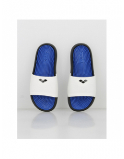 Claquettes de piscine marco blanc bleu noir - Arena