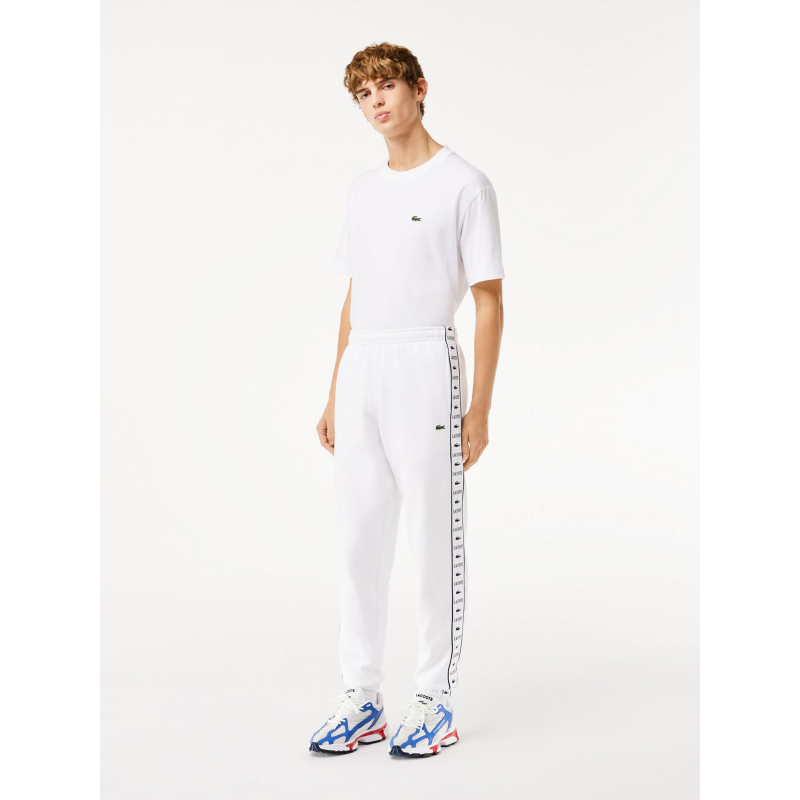 Pantalon de survêtement logo blanc homme - Lacoste