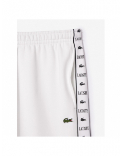 Pantalon de survêtement logo blanc homme - Lacoste