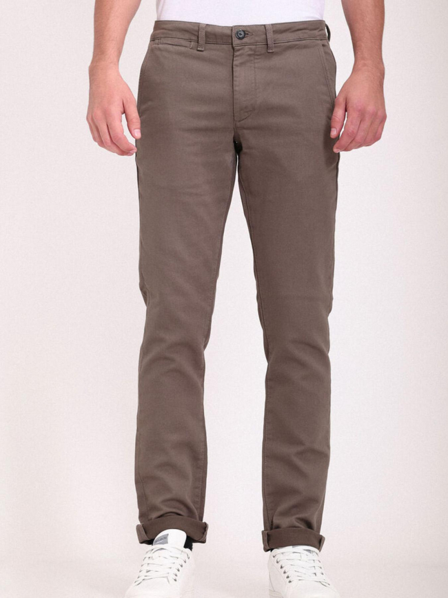 Pantalon chino pallas kaki homme - Teddy Smith