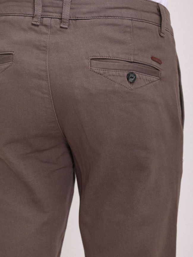 Pantalon chino pallas kaki homme - Teddy Smith