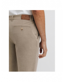 Pantalon chino slim pombou beige homme - Izac