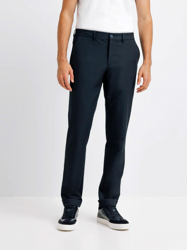 Pantalon chino slim pombou bleu marine homme - Izac