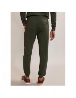 Jogging droit sport chic jeiger kaki homme - Benson & Cherry