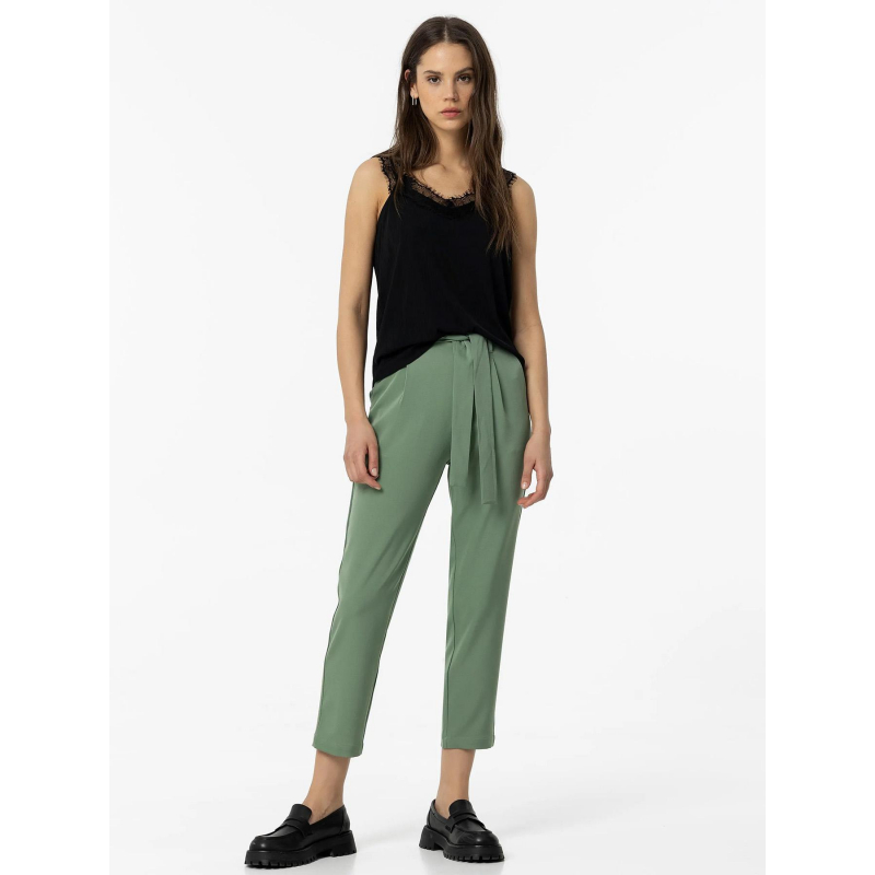 Pantalon droit fluide mikita vert femme - Tiffosi