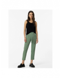 Pantalon droit fluide mikita vert femme - Tiffosi