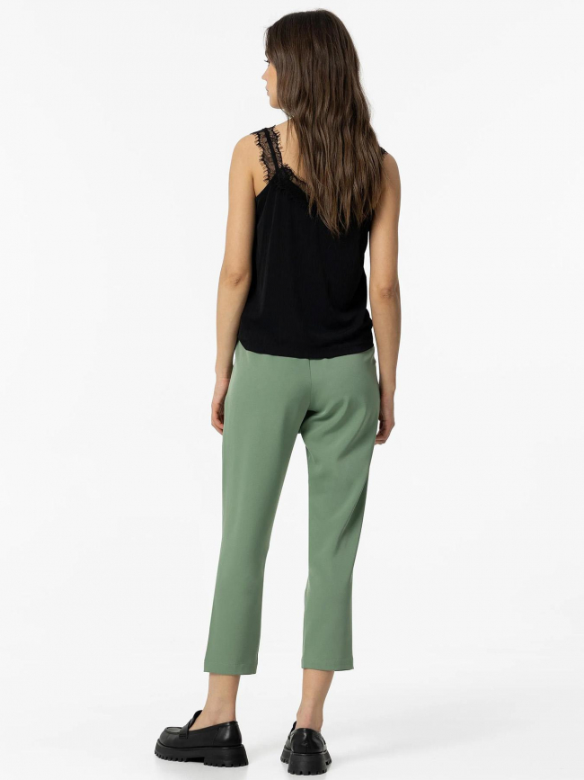 Pantalon droit fluide mikita vert femme - Tiffosi