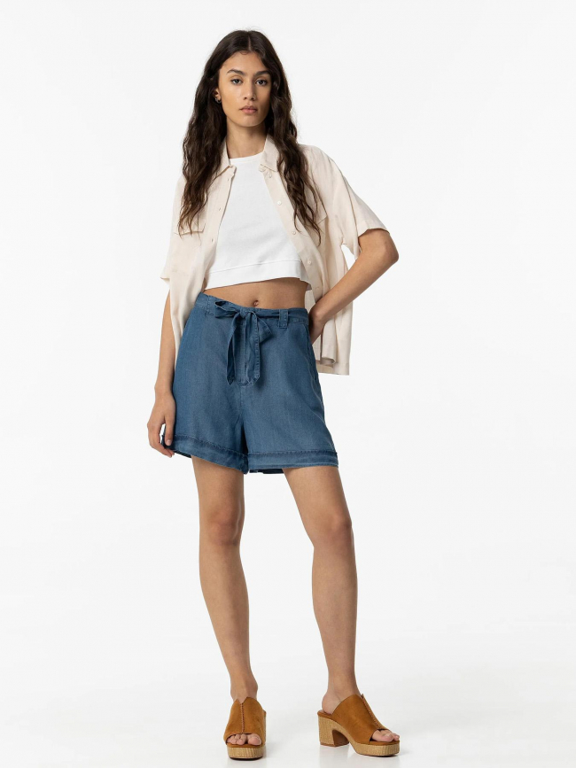 Short léger fluide lola bleu femme - Tiffosi