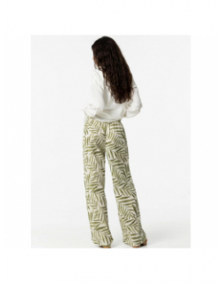 Pantalon fluide large nilo imprimés vert femme - Tiffosi