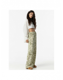 Pantalon fluide large nilo imprimés vert femme - Tiffosi