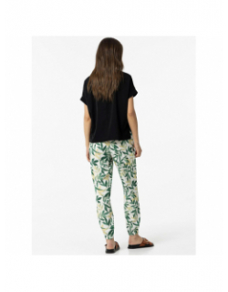 Pantalon fluide agnes imprimés vert femme - Tiffosi