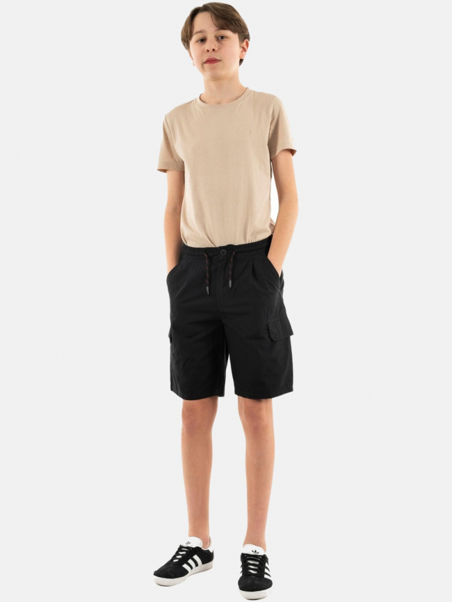 Short cargo sully noir garçon - Teddy Smith