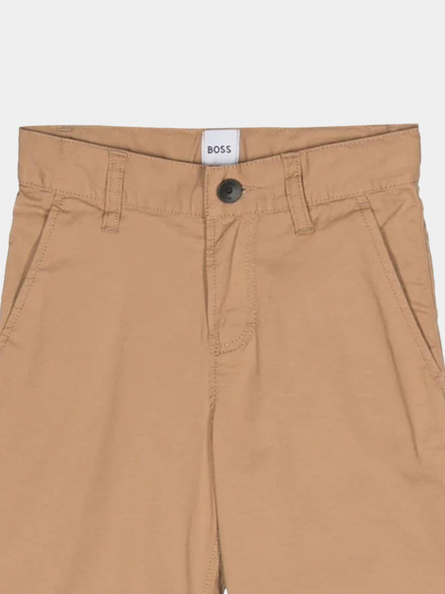 Short chino marron garçon - Boss