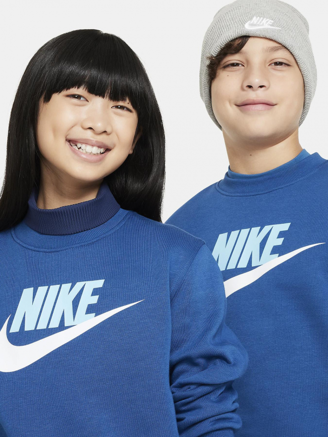 Sweat sportswear club crew bleu enfant - Nike