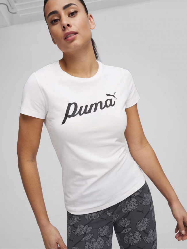 T-shirt ample blossom blanc femme - Puma