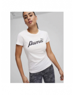 T-shirt ample blossom blanc femme - Puma