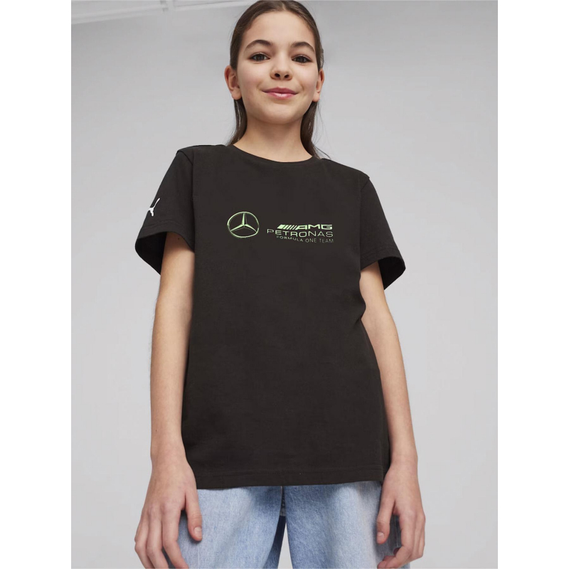 T-shirt mapf1 amg petronas logo noir garçon - Puma