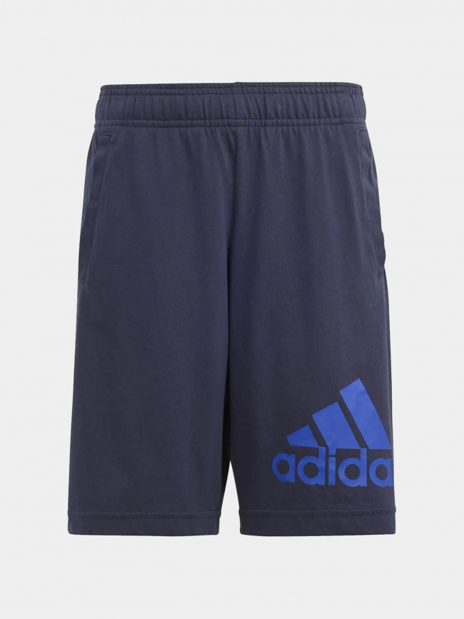 Short jogging à logo bleu marine enfant - Adidas