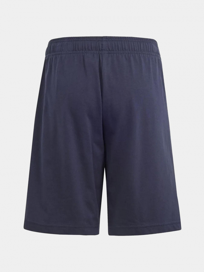 Short jogging à logo bleu marine enfant - Adidas