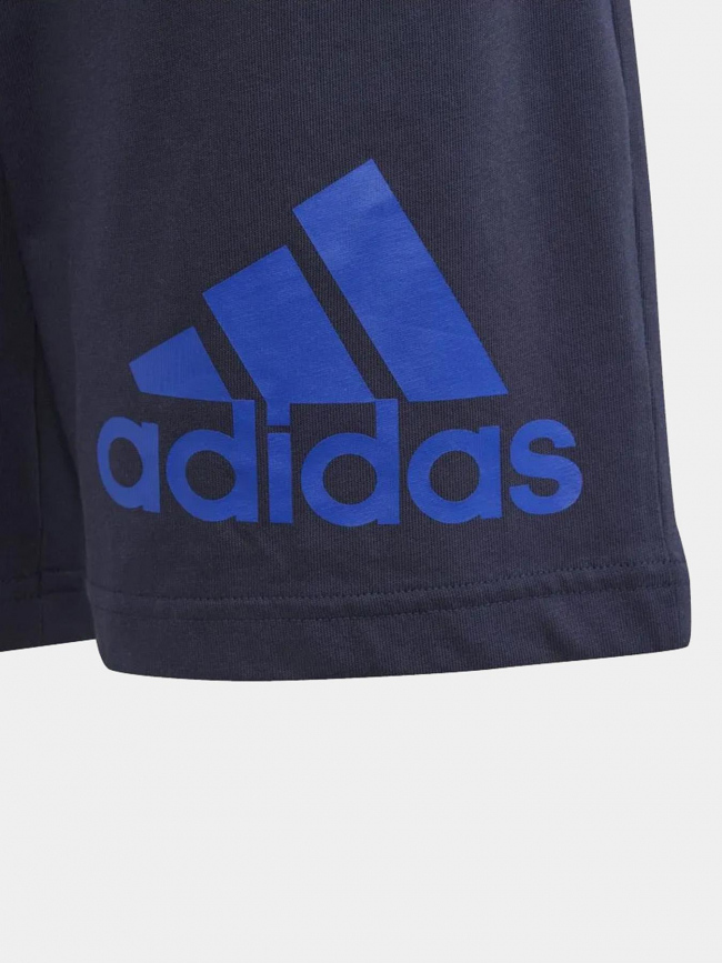 Short jogging à logo bleu marine enfant - Adidas