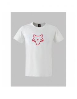 T-shirt lyon lou rugby blanc enfant - M com