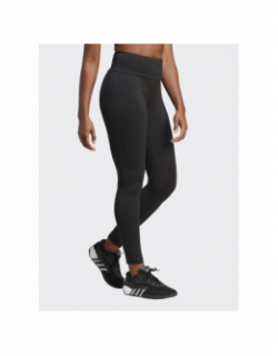 Legging linear logo noir femme - Adidas