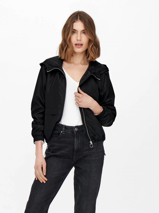 Veste imperméable légère malou noir femme - Only