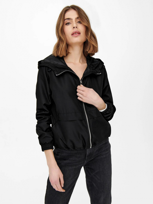 Veste imperméable légère malou noir femme - Only