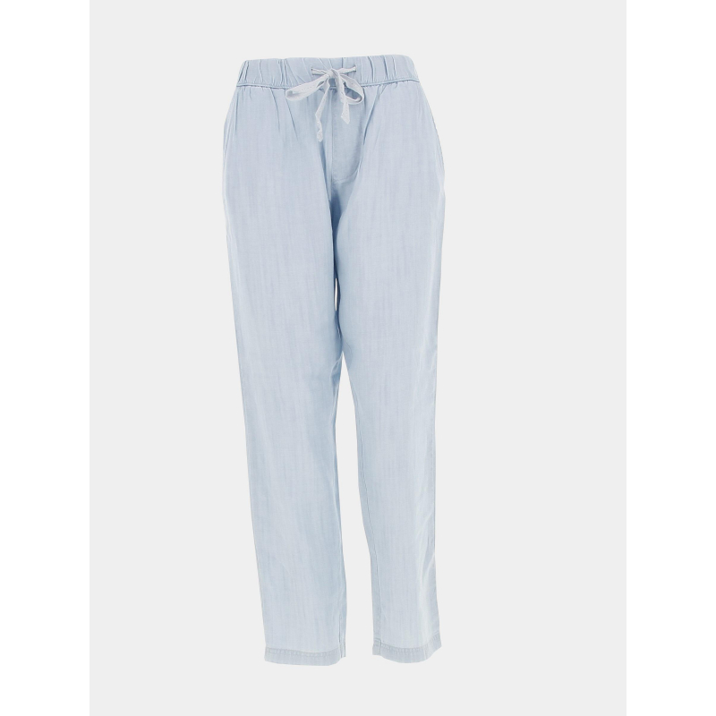 Pantalon fluide ample bleu femme - Sun Valley