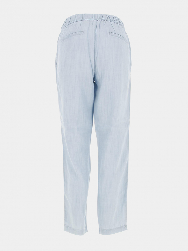 Pantalon fluide ample bleu femme - Sun Valley