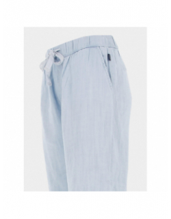 Pantalon fluide ample bleu femme - Sun Valley