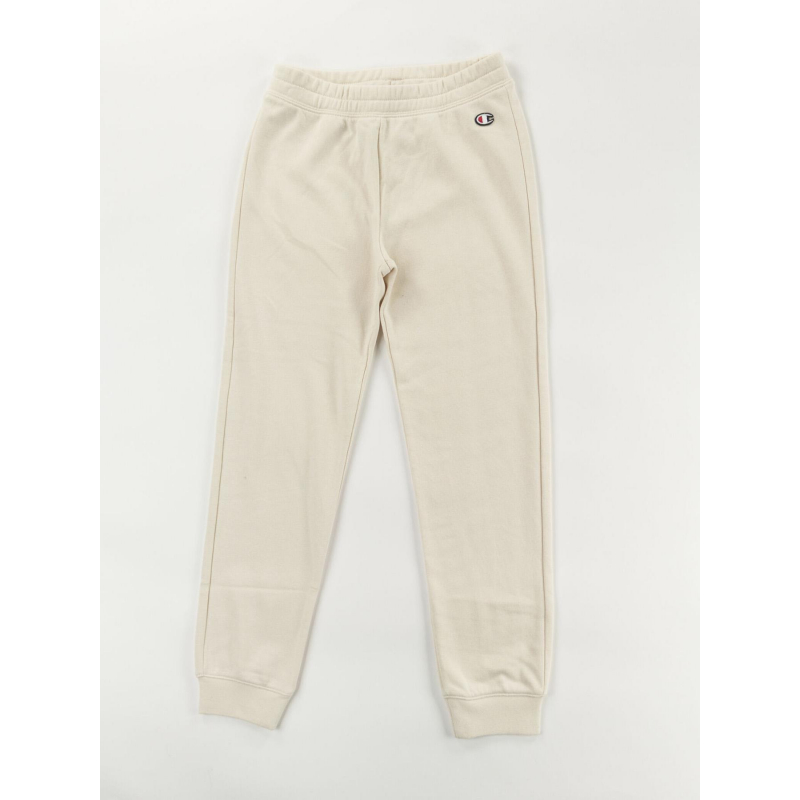 Jogging rib cuff beige fille - Champion