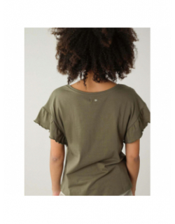 T-shirt oria kaki femme - Deeluxe