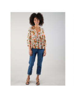 Blouse manches 3/4 hisae pailleté femme - Deeluxe