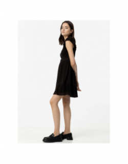 Robe courte uni neptuno noir femme - Tiffosi