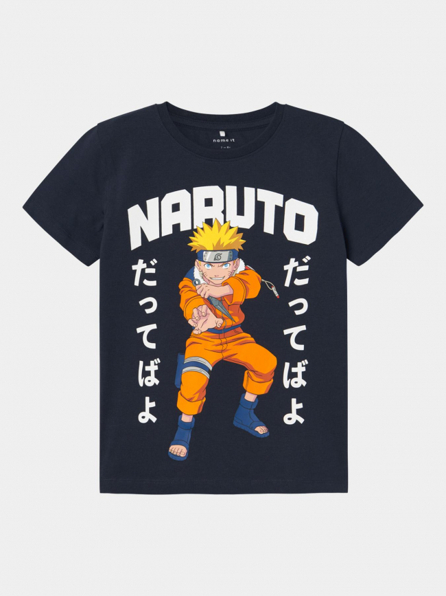 T-shirt naruto bleu marine enfant - Name It