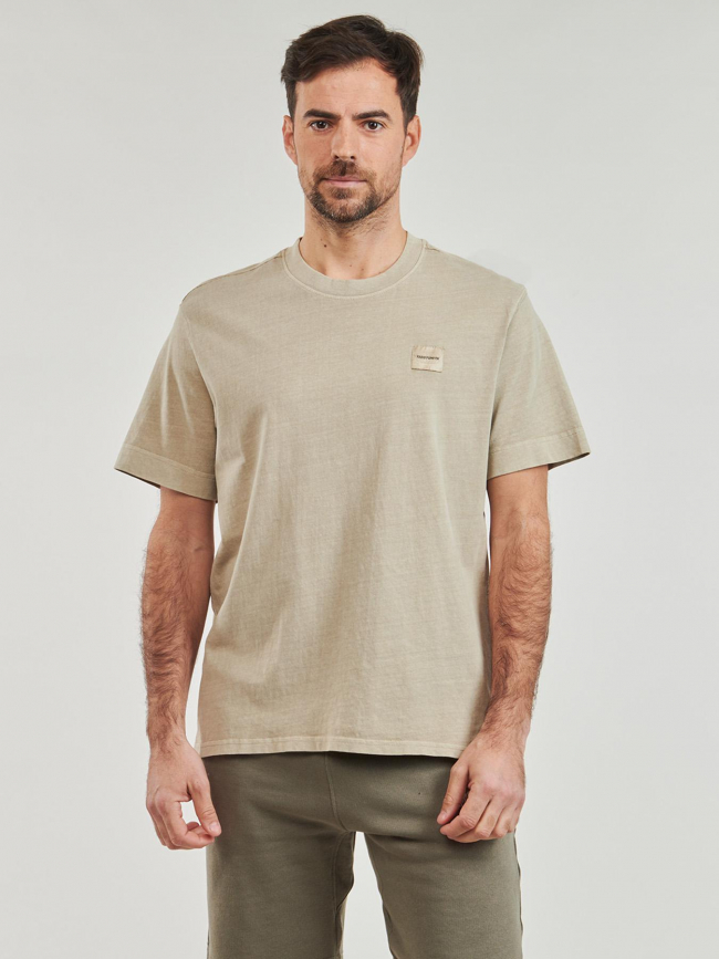 T-shirt erick beige homme - Teddy Smith