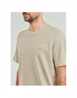 T-shirt erick beige homme - Teddy Smith