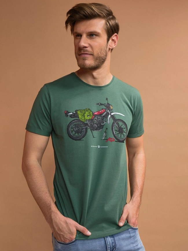 T-shirt legendary towbar kaki homme - Benson & Cherry