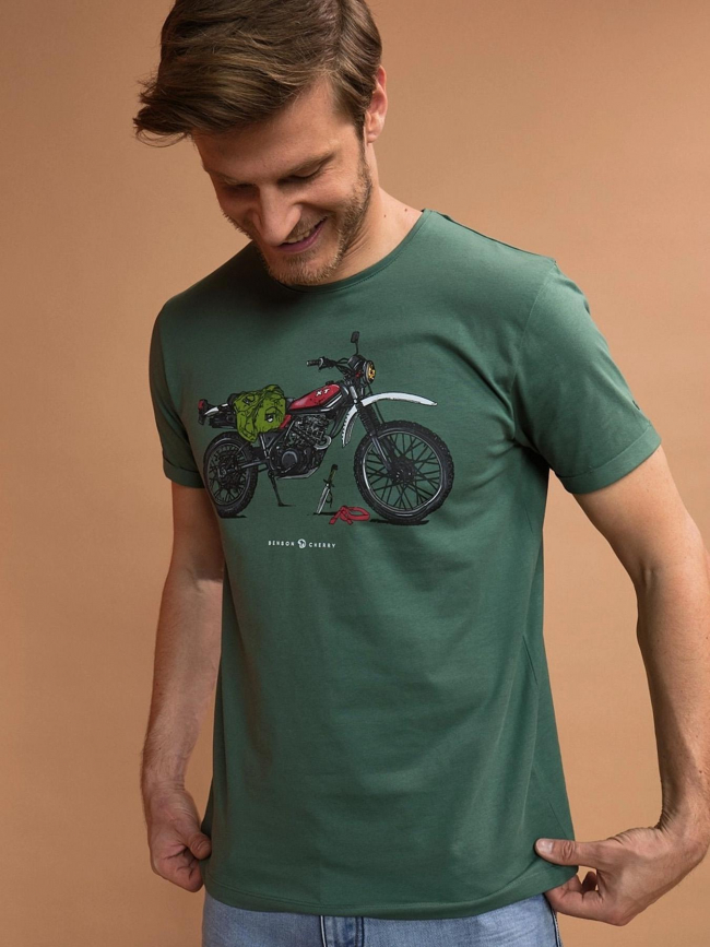 T-shirt legendary towbar kaki homme - Benson & Cherry