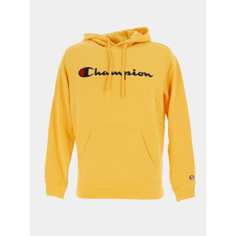 Sweat à capuche hooded jaune homme - Champion