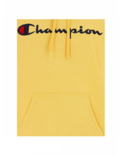 Sweat à capuche hooded jaune homme - Champion